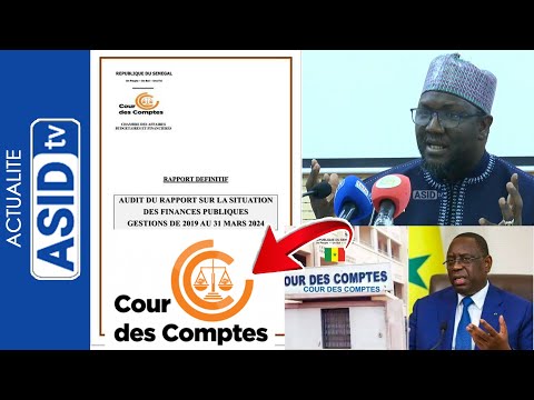 Rapport Cour des Comptes: La Réaction explicite de Cheikh O. Diagne qui explique la dette