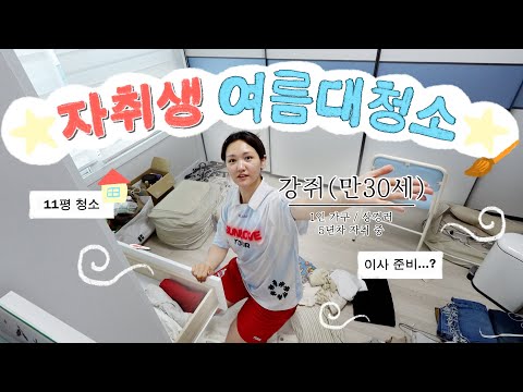 벌써 전세 이사갈 때인데, 아직 결정 못내려서 일단 시작한(?) 🧽여름대청소VLOG🧽| 여러분들은 대청소..하셨나요?