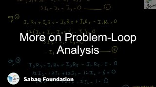 Problem-Loop Analysis
