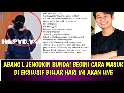 ABANG L JENGUKIN BUNDA! BEGINI CARA MASUK DI EKSLUSIF BILLAR HARI INI AKAN LIVE