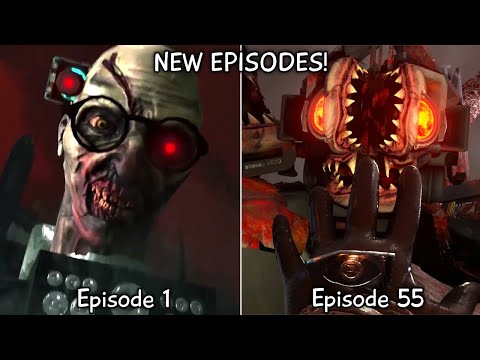 Skibidi Toilet Zombie Universe 1 - 55 All Episodes (60 FPS REMASTERED) Upgraded Titans (Episode 56)