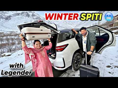 FIRST TRIP WITH MY WIFE in Fortuner Legender 2026 ✌️ WINTER SPITI ❄️ Part 1