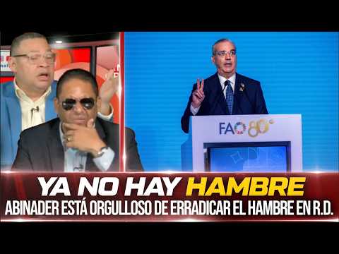 Abinader tiró una cascarita de que ha bajado el hambre en su gobierno.  ¿Es un chiste?