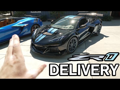 *PARTY TIME* TAKING DELIVERY OF THE 1ST C8 CORVETTE ZR1 IN CALIFORNIA!