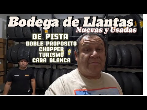 llantas para Moto Nuevas y Usadas Pista Doble proposito Cara Blanca