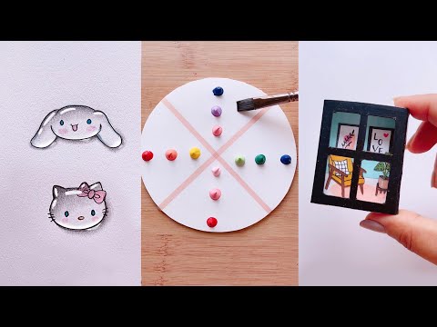 11 cool art ideas / painting hacks for beginners #painting #art