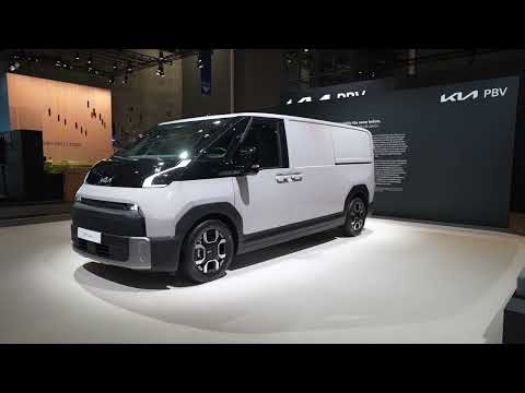 The Kia PV7 Cargo in Moonrock - IAA Transportation 2026