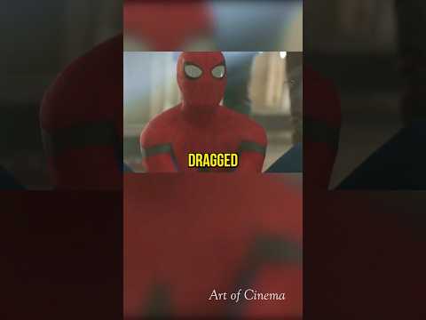 Tom Holland Wildest Stunt in Spiderman #spiderman #marvel #shorts