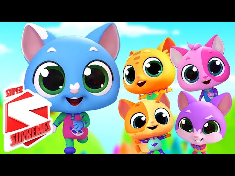 Five Little Kittens, Learn to Count Numbers for Kids by Super Supremes