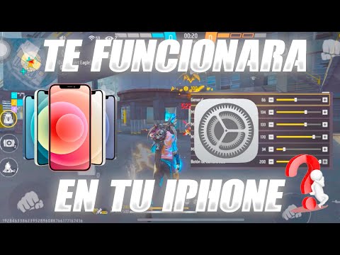 LA MEJOR Configuración  para IPHONE  EN FREE FIRE 2025 NUEVA ACTULIZACION 😱 Funcionara en tu iphone