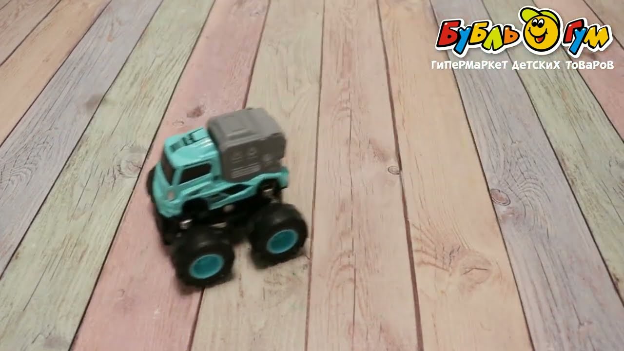 Грузовик Бигфут инерционный 4WD в ассортименте - видео Грузовик Бигфут инерционный 4WD в ассортименте - видео