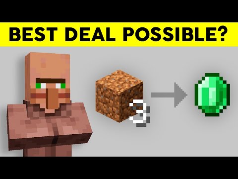 Tricking Villagers & 34 Other Minecraft Facts