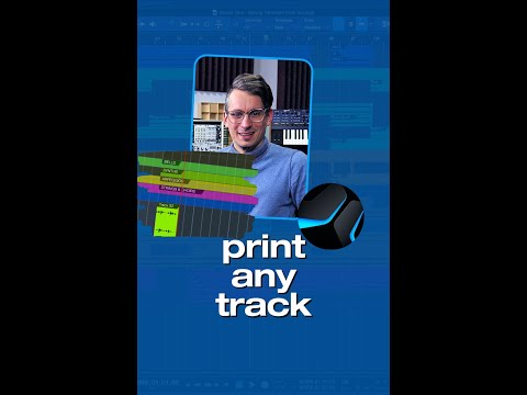 How to Print any Track in Studio One #Shorts