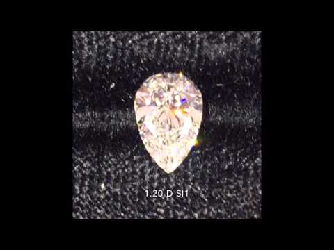 1.2 ct Pear Shape D-SI1