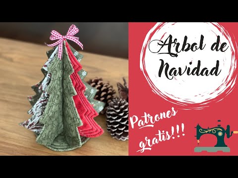 Arbol de Navidad 2024. Tutorial con patrones gratuitos.