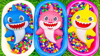 4 Minutes Satisfying Video | Mixing Funny Candy ASMR & Make Up in 3 Bathtubs with Magic M&M's Slime