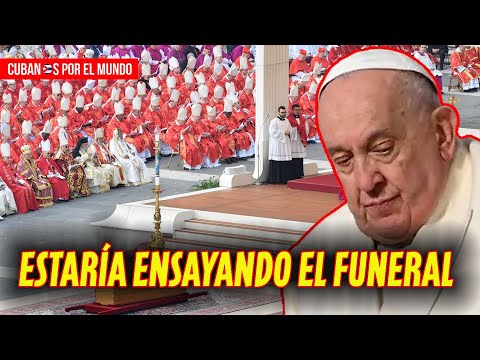 El funeral del Papa Francisco ya se estaría ensayando pues "podría no sobrevivir a la neumonía"