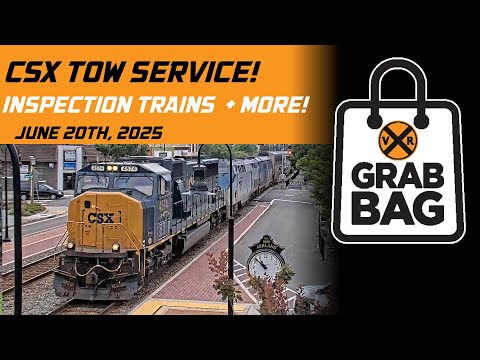 Grab Bag: CSX Tows Amtrak, Inspection Trains and More!  | Weekly Top Trains (June 2025)