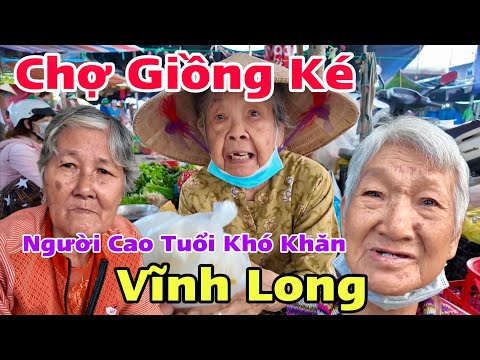 Chợ Giồng Ké Vĩnh Long Người Cao Tuổi Nhận Quà Anh Long Và Cô Linh Phóng Sanh | Khương Nhựt Minh