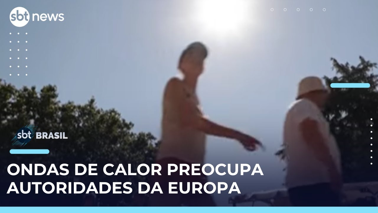 Europa enfrenta calor intenso e reforça alertas contra incêndios florestais | SBTBrasil