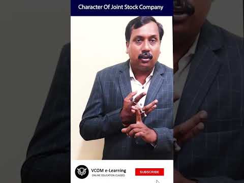 Character Of Joint Stock Company - #Shortvideo - #businessorganization- #BishalSingh - Video@65