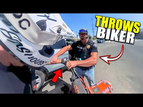 MOTORCYCLE POLICE CHASE | COPS vs BIKERS | ANGRY & COOL COPS 2024