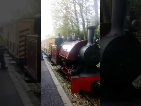 Peter Running Round At Amberley #amberleymuseum #train #steam