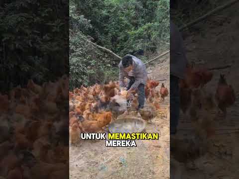 metode unik beternak ayam #youtubeshorts #faktaunik   #animals
