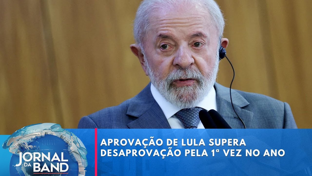 Aprovação de Lula supera a desaprovação pela primeira vez