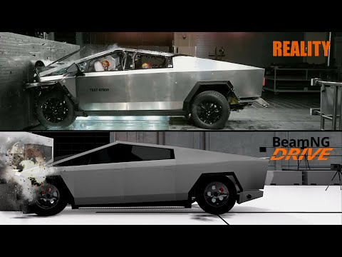 Refaire le CRASH TEST de la REALITE dans Beamng (Expérience)