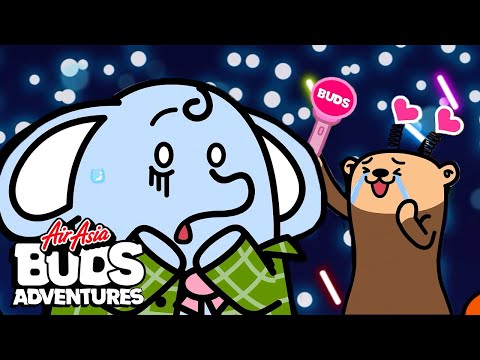 Concert Stage Fright!  @AirAsiaBuds | Fun Animal Cartoons for Kids | Cute Videos