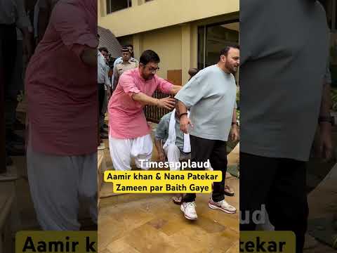 Aamir Khan,Nana Patekar & Anil Sharma Spotted For The Promotion Of Vanvaas