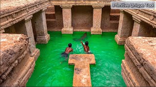 I Built an Ancient Underground Jungle Temple with a SECRET Pool in 100 Days