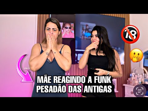 MÃE REAGINDO A FUNK PESADÃO DAS ANTIGAS!! *RELÍQUIAS 🫢