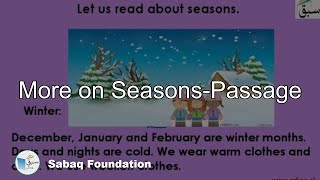 More on Seasons-Passage
