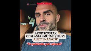 DRAMATYCZNY FINAŁ LICYTACJI AKOPA SZOSTAKA NA WOŚP! 🔥