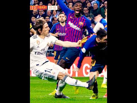 Messi vs Real Mardrid Midfield Trio