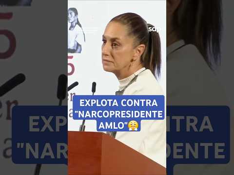 "Ya DÉJENLO EN PAZ😤": CLAUDIA SHEINBAUM 🇲🇽 sobre comentarios de "NARCOPRESIDENTE AMLO" 😳