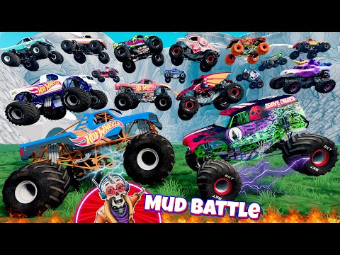 EPIC Monster Truck Competition #7 | Who Is Better Hot Wheel Or Monster Jam? - BeamNG Drive