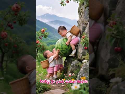 baby go pick watermelon #shots  #shortvideo  #viralvideo