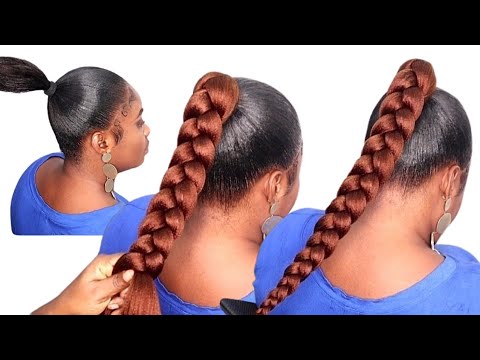 Quick And Easy Braid Hairstyles Using Braid Extension