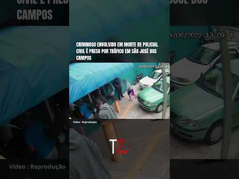 Criminoso envolvido em morte de policial civil é preso por tráfico em São José dos Campos