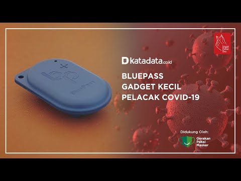 BluePass, Gadget Kecil Pelacak Covid-19 | Katadata Indonesia