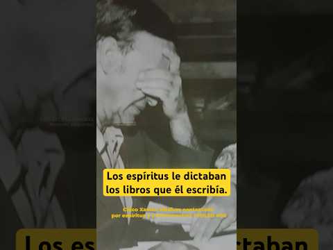 Escribía libros bajo la guía de los espíritus.  #psicografia #ChicoXavier #fepo  #médiummexicano