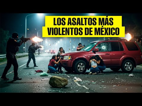 ¡BALAZOS, CUCHILLOS y FUGAS BRUTALES! - CIVILES enfrentan a CRIMINALES en MÉXICO