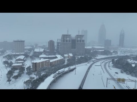 Frigid winter storm brings rare snow and ice to S U.S.