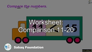 Worksheet: Comparison 11-20