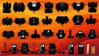 Sprunki OC Uncannyblocks Band Different 2 to 200No | Compilation Incredibox #sprunki #numberblocks