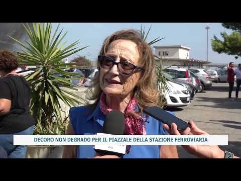 DECORO NON DEGRADO PER IL PIAZZALE DELLA STAZIONE FERROVIARIA