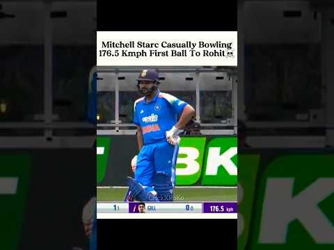"Starc"🥶😅 #india #cricket
